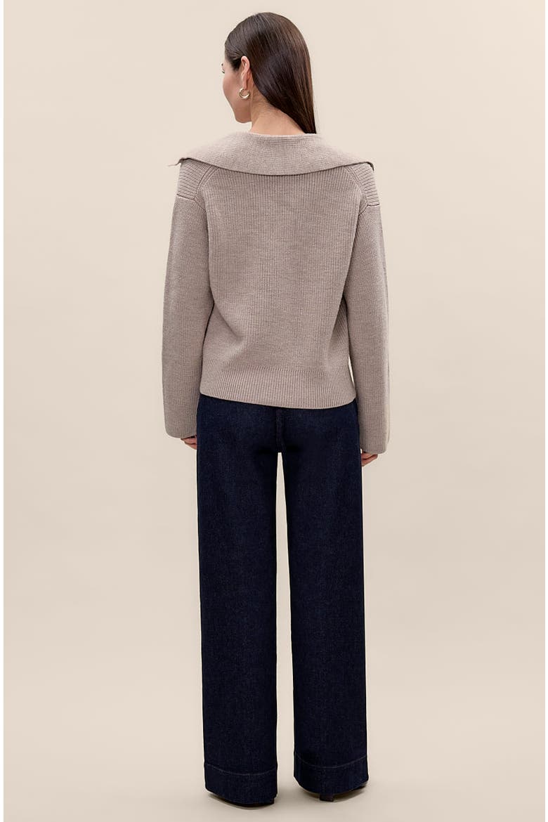 Giselle Knit Sweater, Alternate, color, Camel