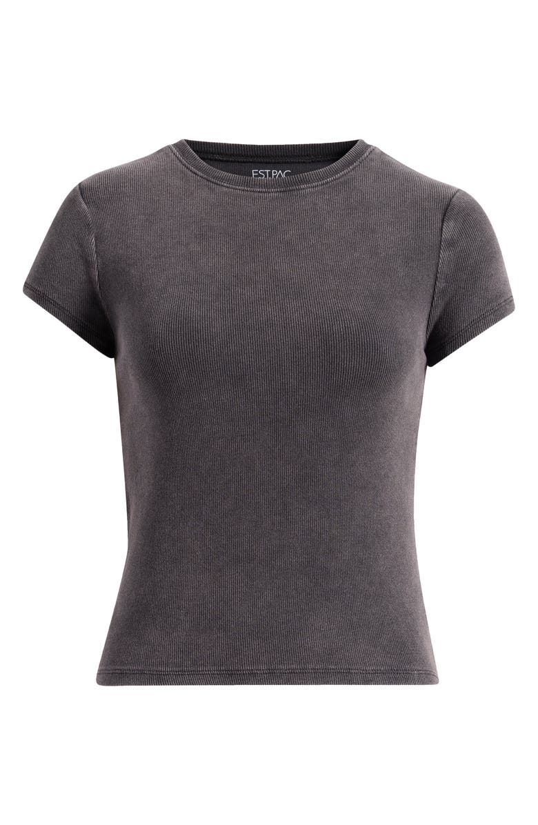 PacSun Pansy Stretch Cotton Rib T-Shirt, Alternate, color, 