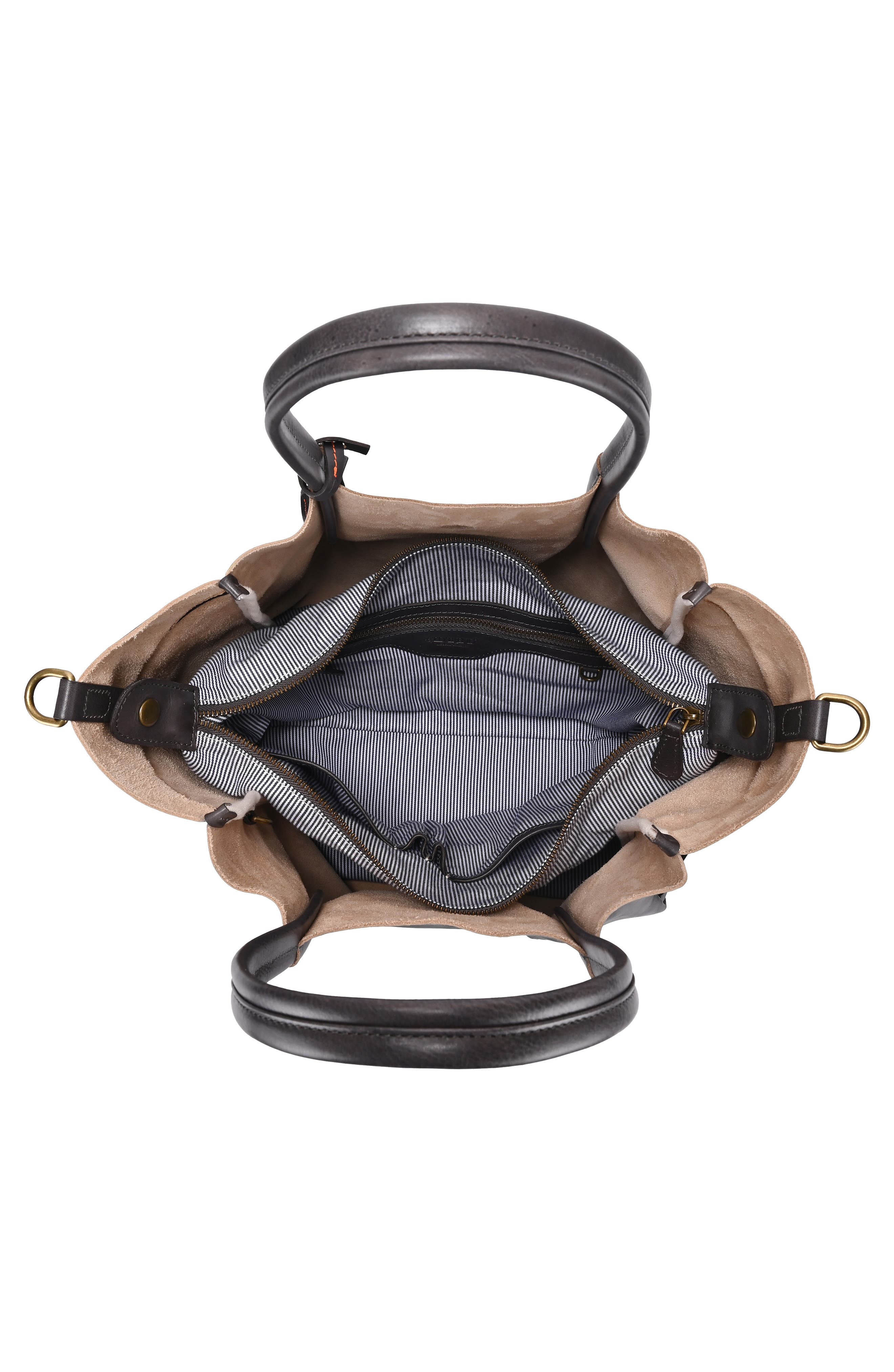 OLD TREND Sprout Land Leather Tote Bag, Alternate, color, Grey Ombre