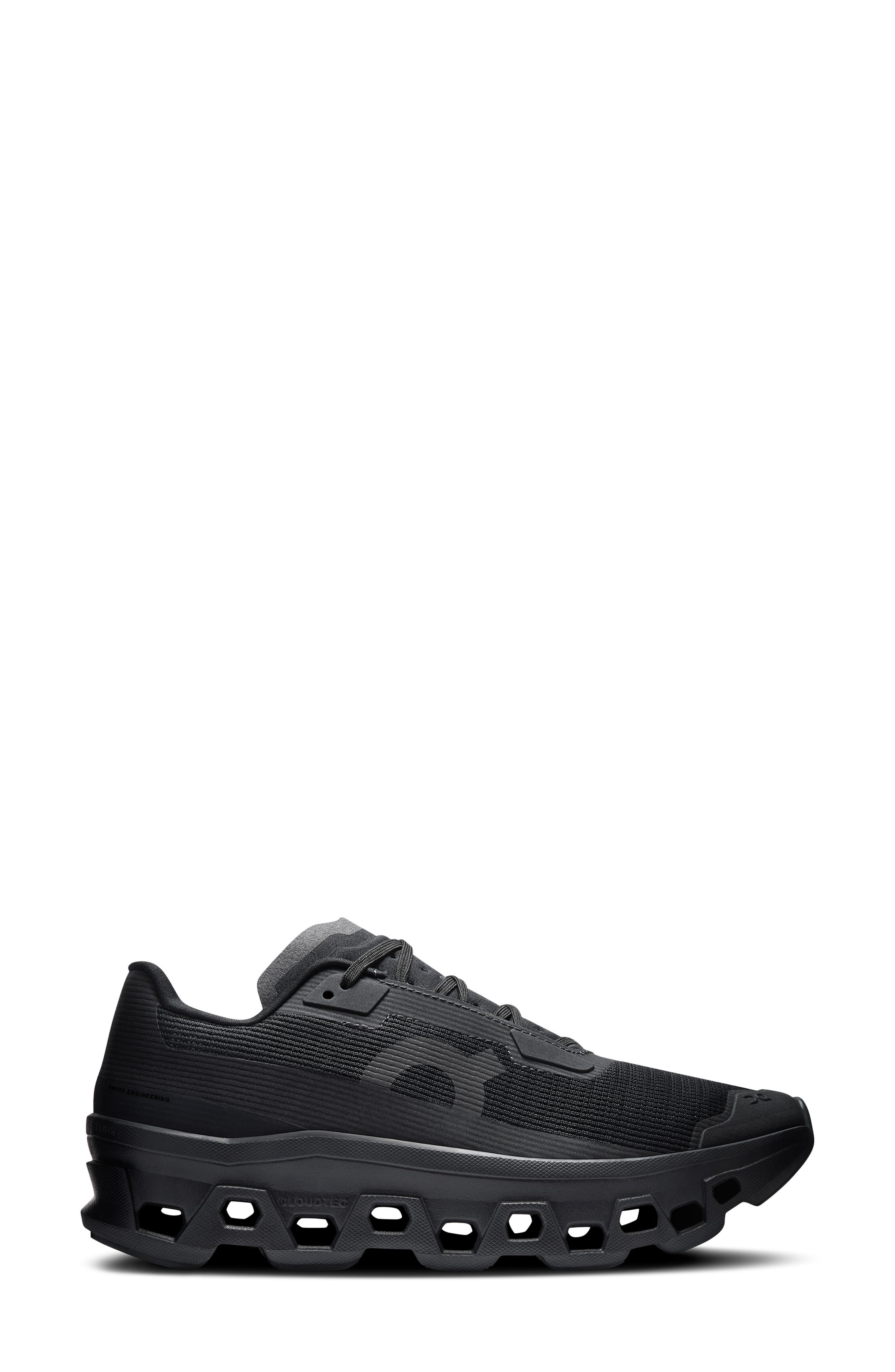 On Cloudmonster Void Sneaker, Alternate, color, Black/ Black
