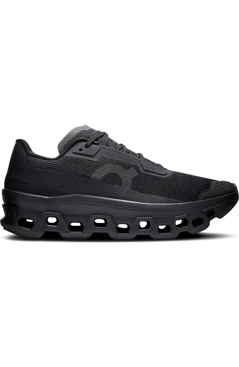 On Cloudmonster Void Sneaker, Alternate, color, Black/ Black