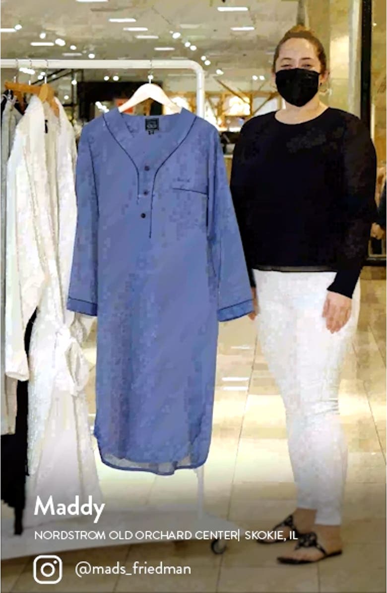 Cotton Blend Nightshirt, sales video thumbnail