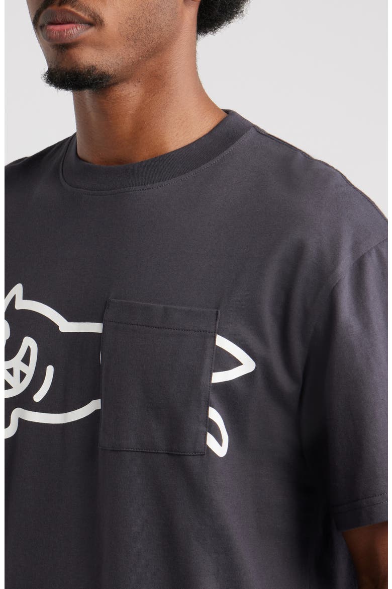 Flavours Graphic T-Shirt, Alternate, color, CHARCOAL ART