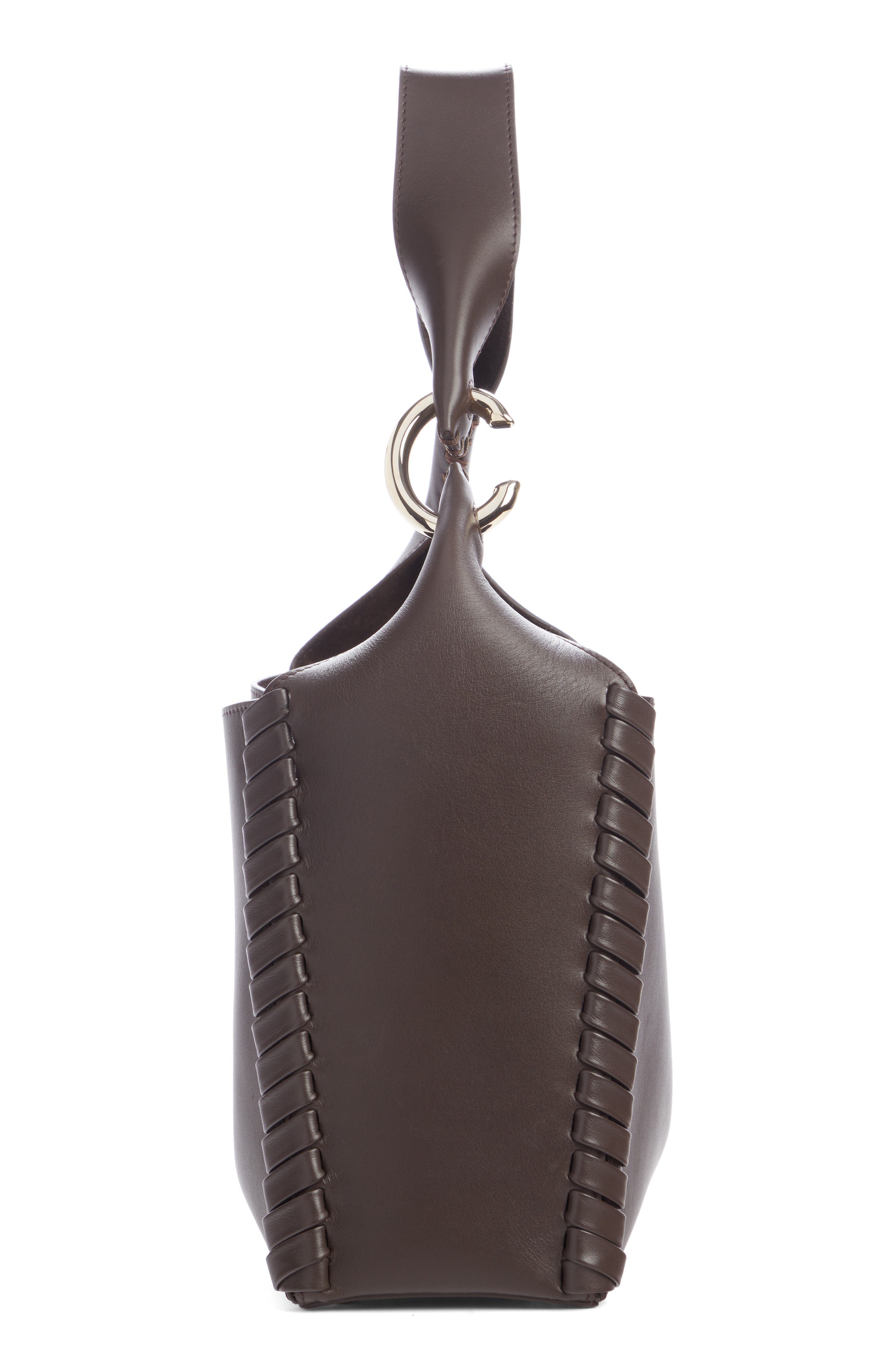 Mate Leather Shoulder Bag, Alternate, color, BOLD BROWN