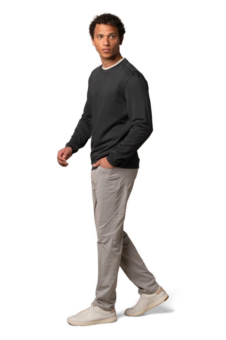 Terry Twillback Crew, Alternate, color, Black