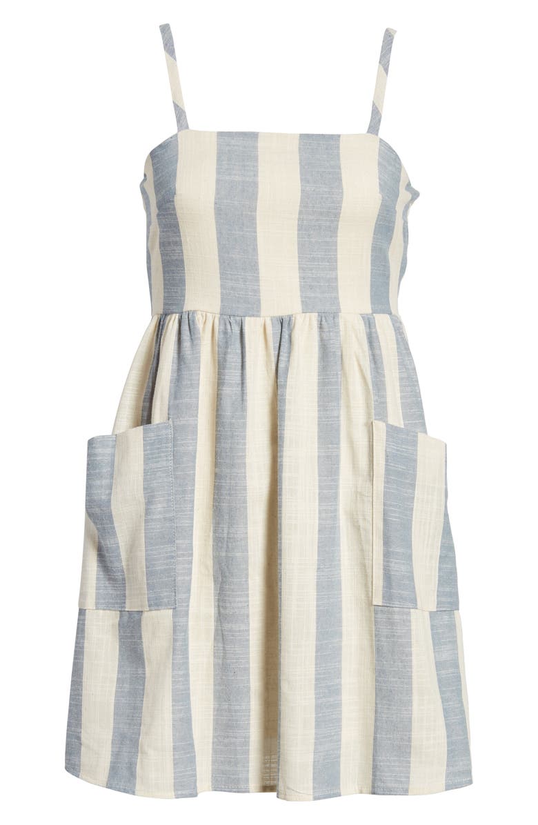 BP. Stripe Cotton Sundress, Alternate, color,