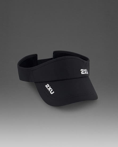 2xu Run Visor In Black