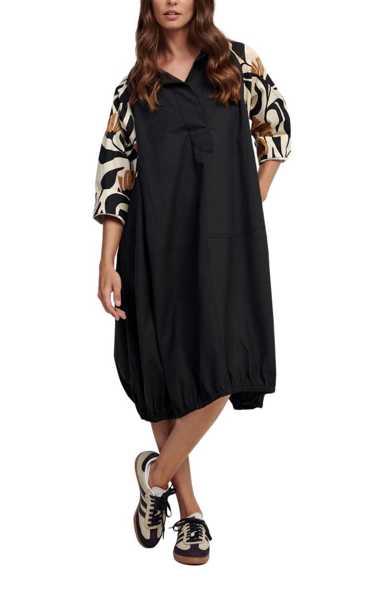 Alembika Tulip poplin oversized shirt-dress, Main, color, 