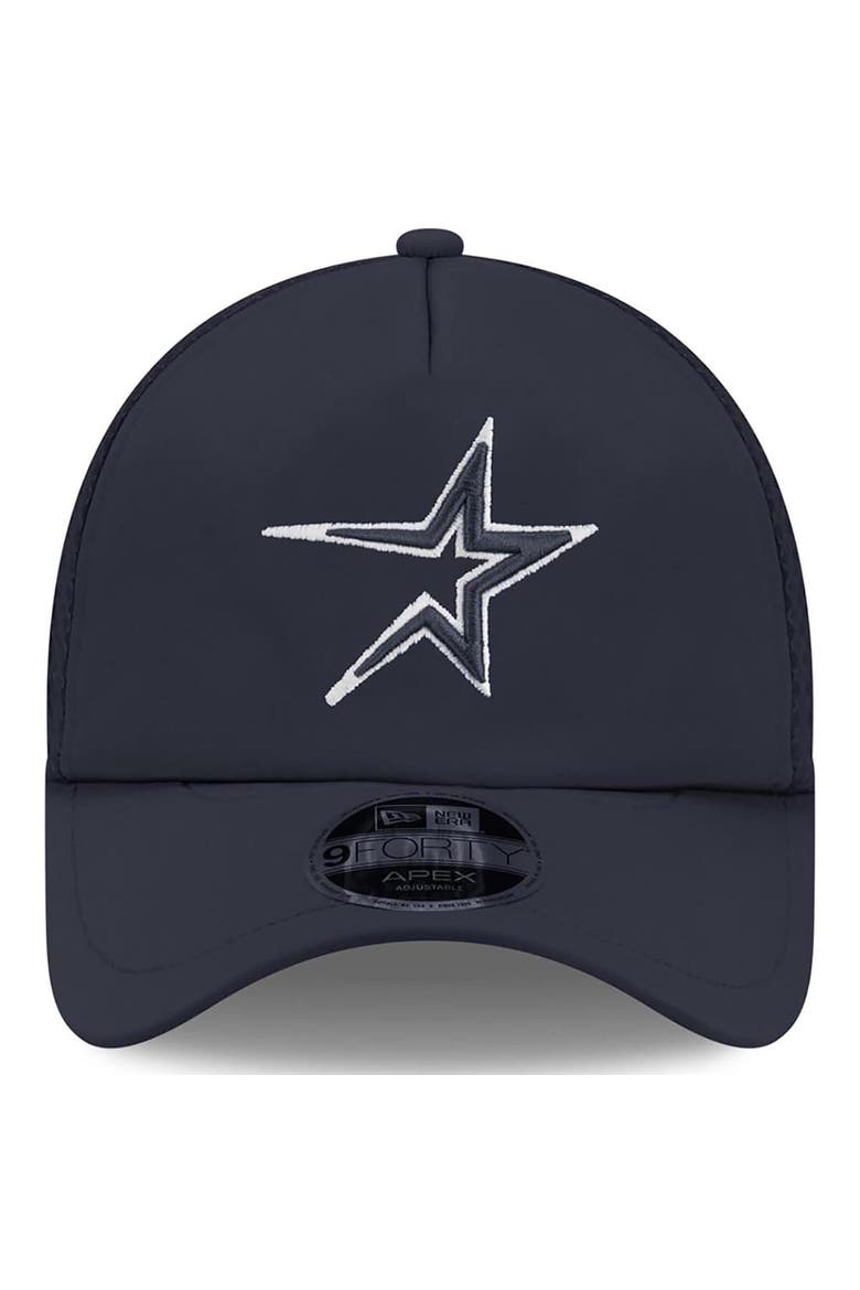Men's New Era Navy Houston Astros 2026 Batting Practice Alternate Apex 9FORTY Adjustable Hat, Alternate, color, Navy