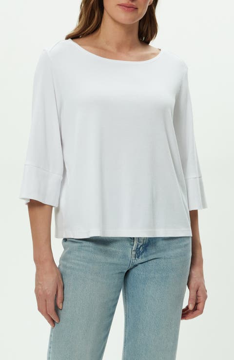 Rosalynn Boat Neck Knit Top