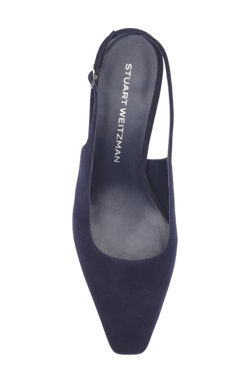 Stuart Weitzman Stassi Slingback 50 Pump In Blue