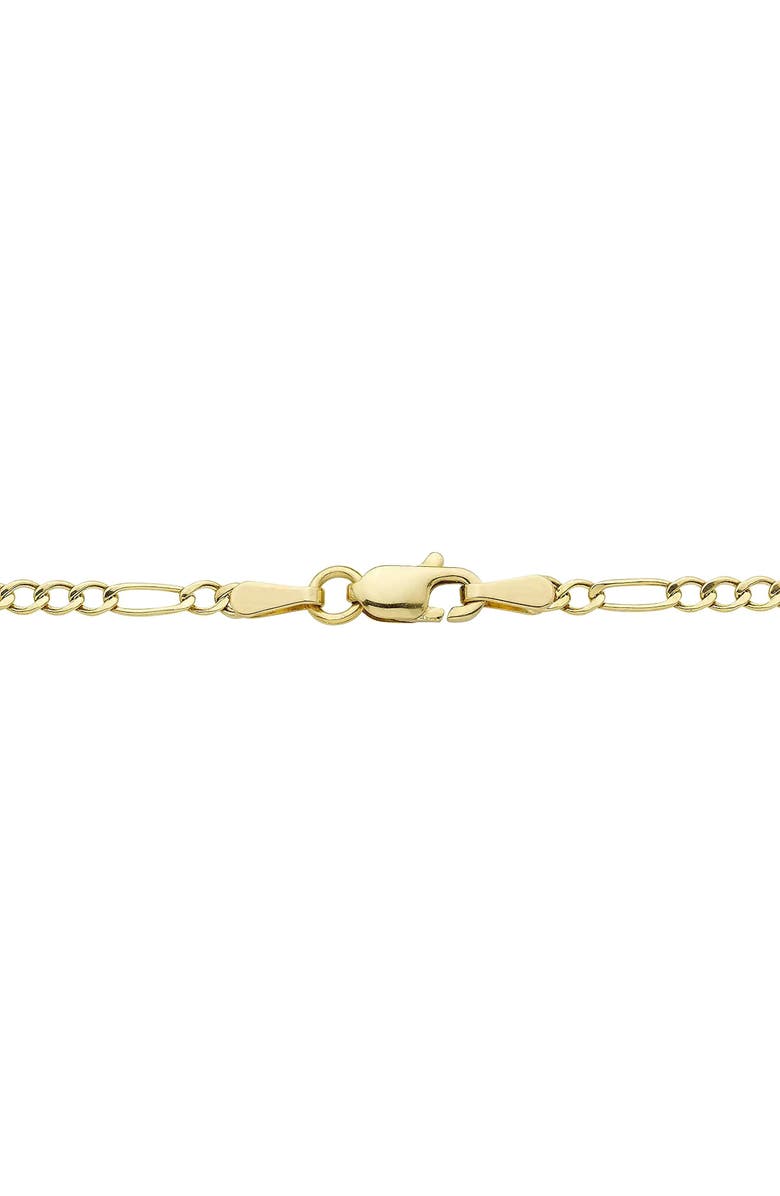 A&M 14K Gold Thin Figaro Chain, Alternate, color, Yellow Gold