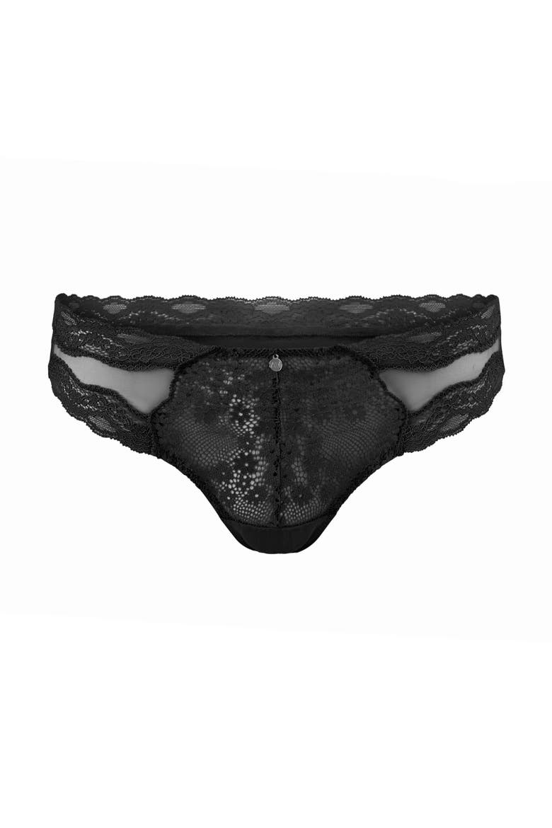 Melrose Cheeky Panties, Alternate, color, Black