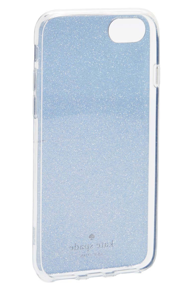 stick to it iPhone 7/8 case & sticker pocket, Alternate, color, SAPPHIRE