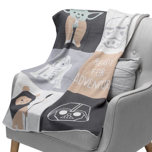 Lambs & Ivy Star Wars The Force Knit Baby Blanket In Multi