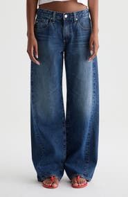 AG Adria Low Rise Wide Leg Jeans