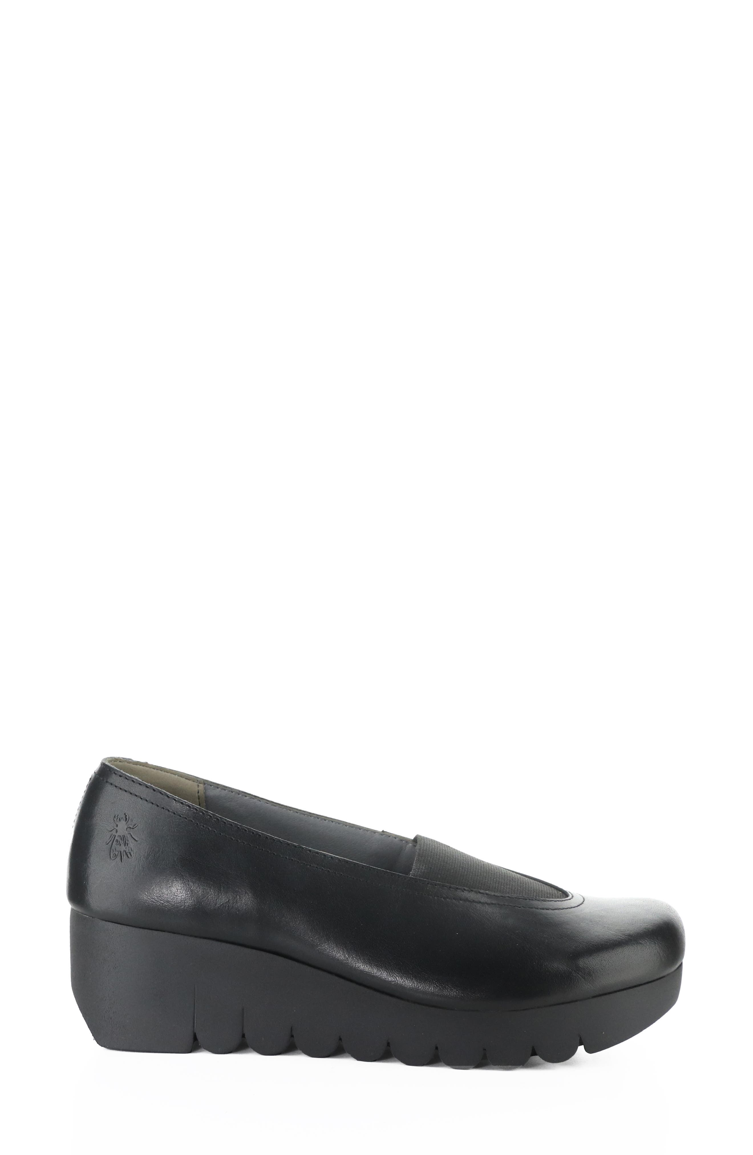 Veik Platform Wedge Pump, Alternate, color, 000 BLACK