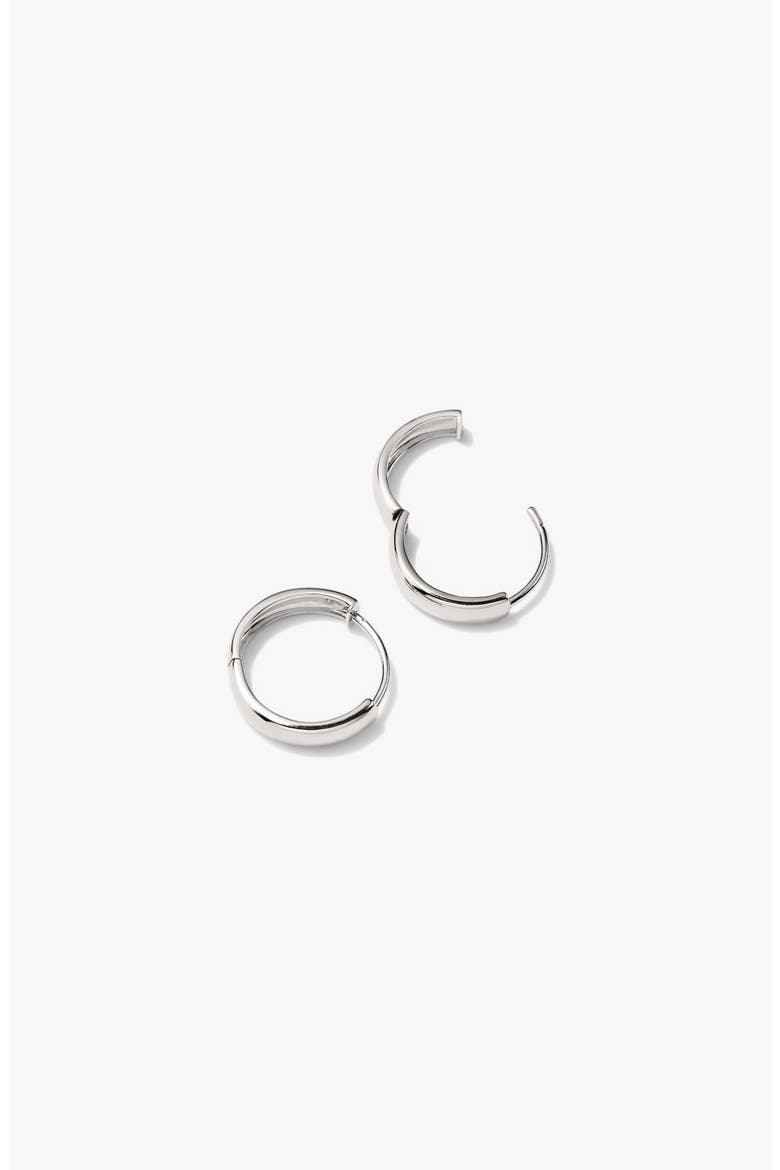 Bold Hoops, Alternate, color, Sterling Silver