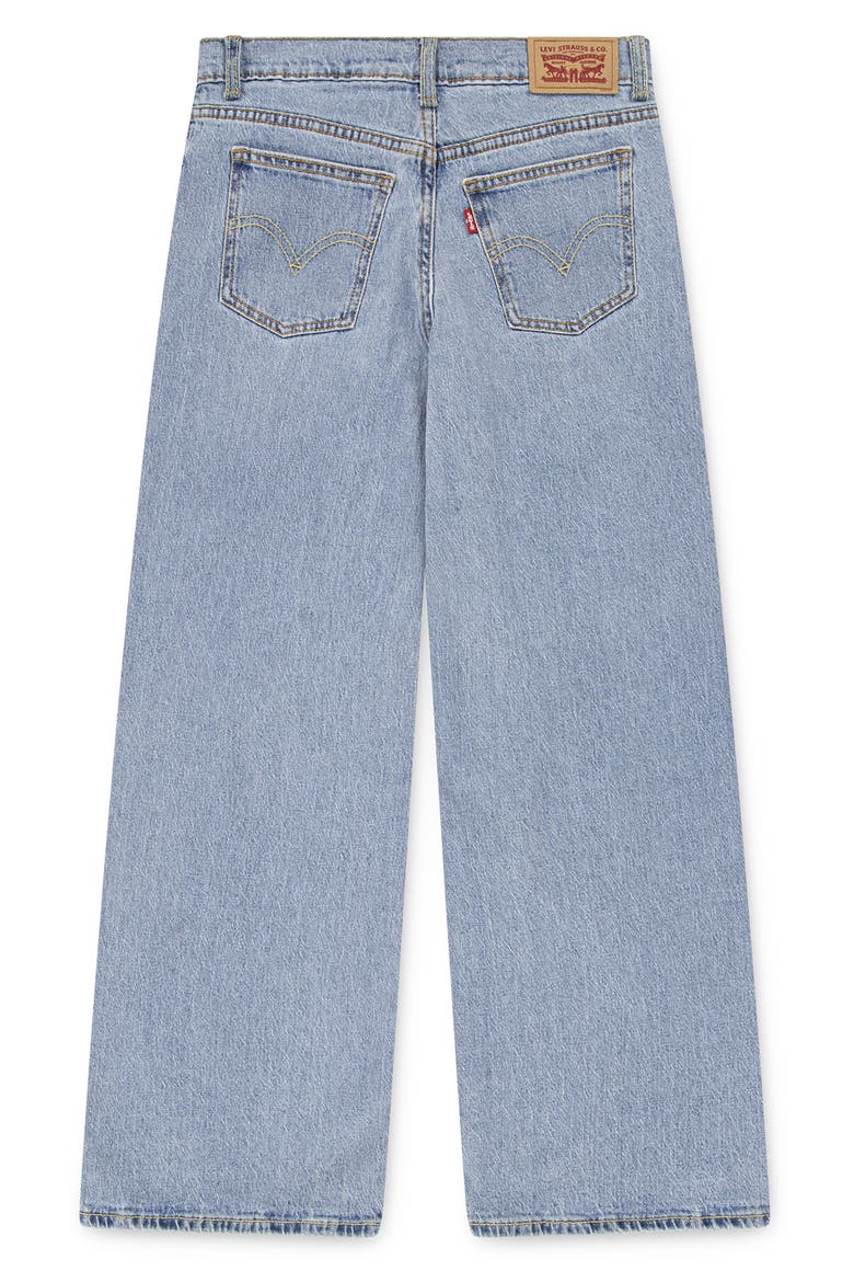 Kids' High Waist Baggy Jeans, Alternate, color, LAWHAPPY