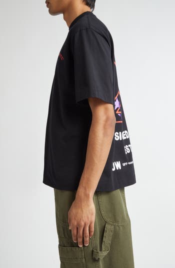 Star Arrow Cotton Graphic T-Shirt