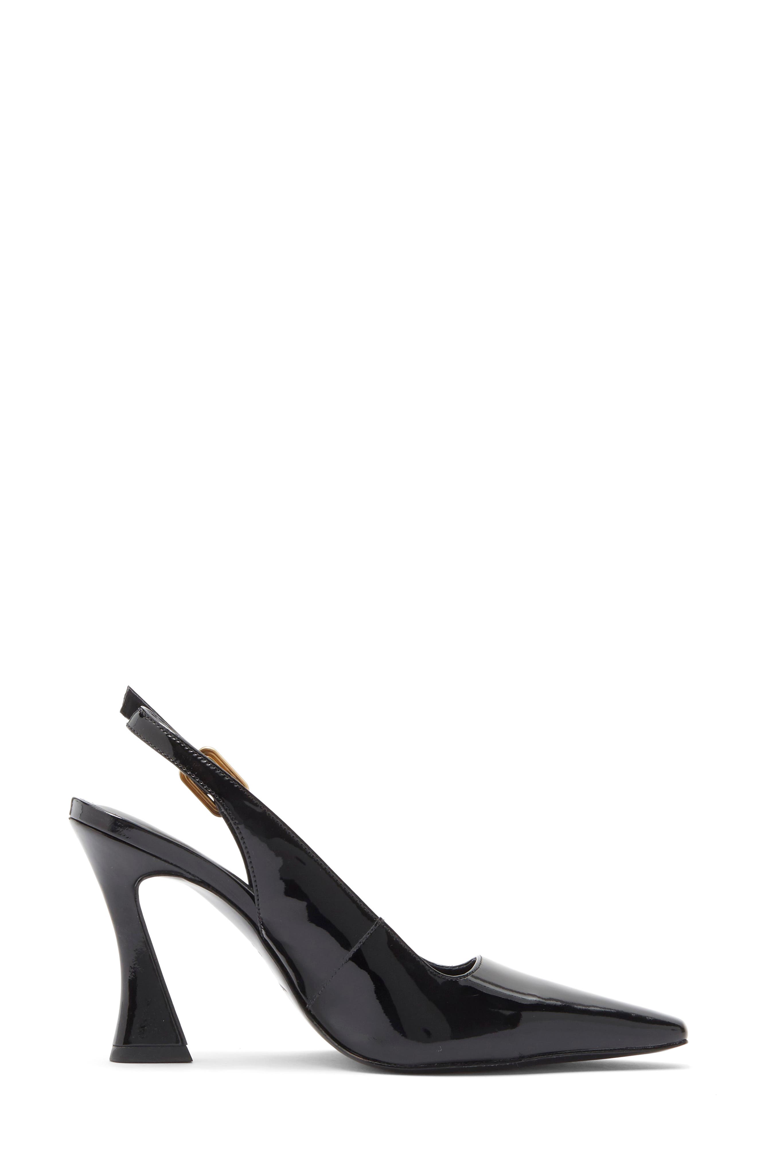 Reformation Nour Slingback Pump, Alternate, color, Black Patent