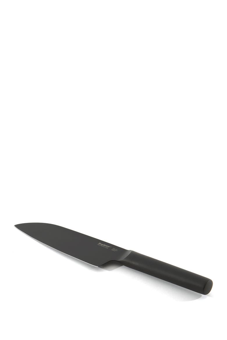 Black 6.25" Santoku Knife, Alternate, color, MULTI