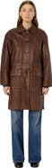 GERARD DAREL Madyson Long Leather Jacket