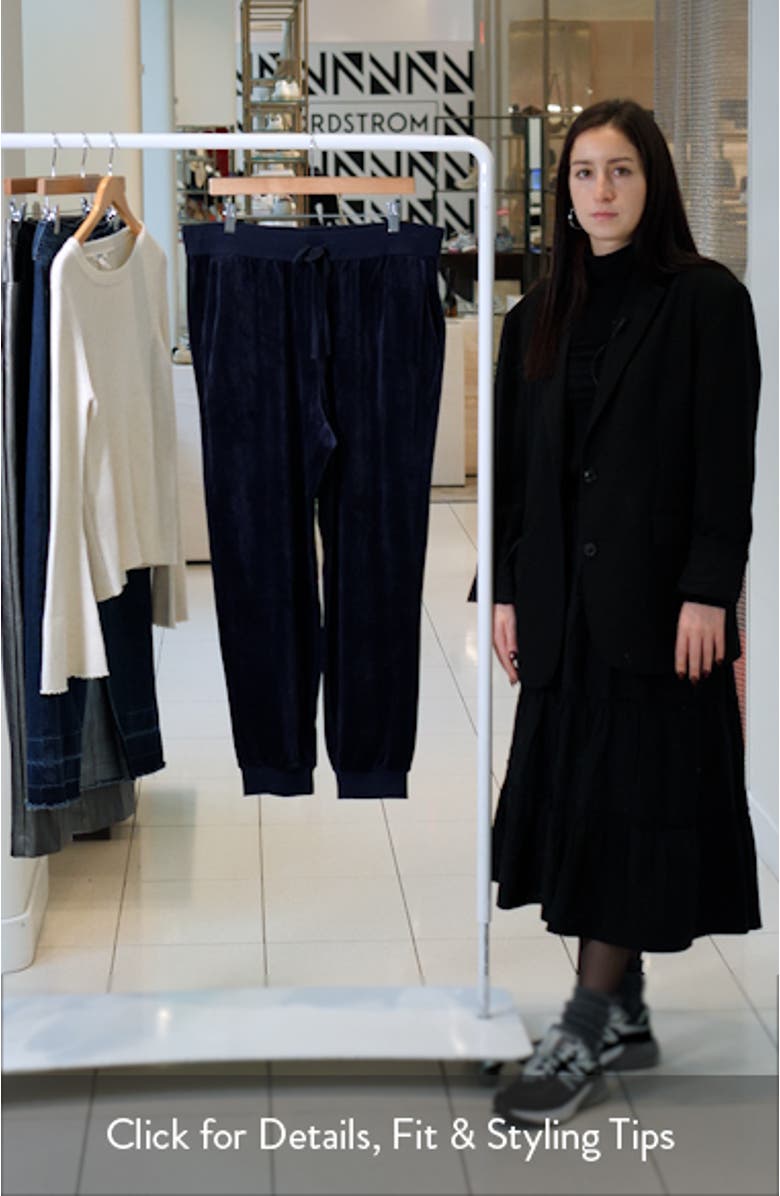 Velour Ankle Joggers, sales video thumbnail