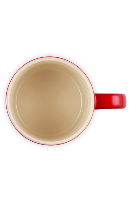 Le Creuset Holly Collection Mug In Red