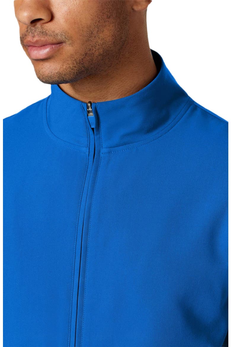 Wolfe Men's 6-Pocket Classic Scrub Jacket, Alternate, color, Royal Blue