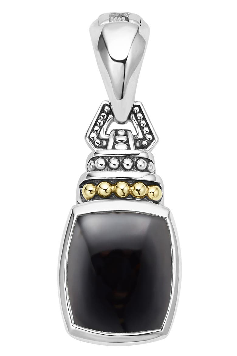 Rittenhouse Semiprecious Stone Clip Pendant, Alternate, color, BLACK ONYX