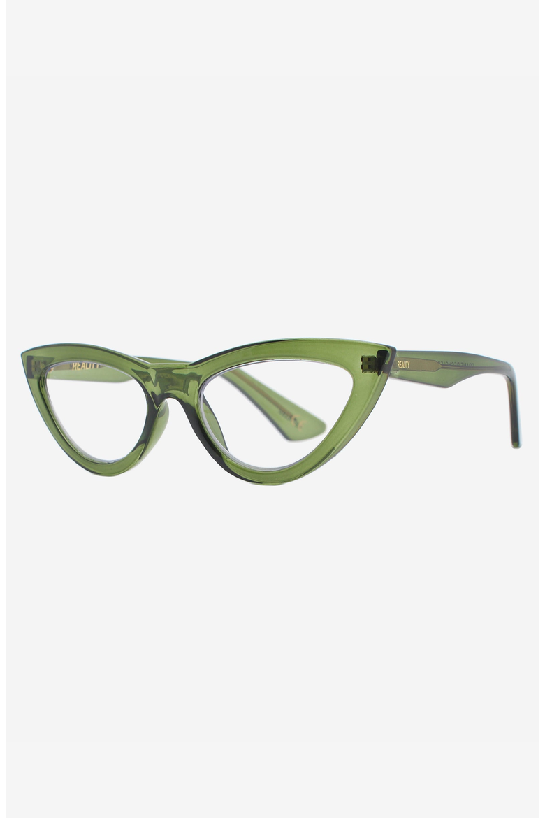 Kiss Kiss Reader Glasses, Alternate, color, Moss