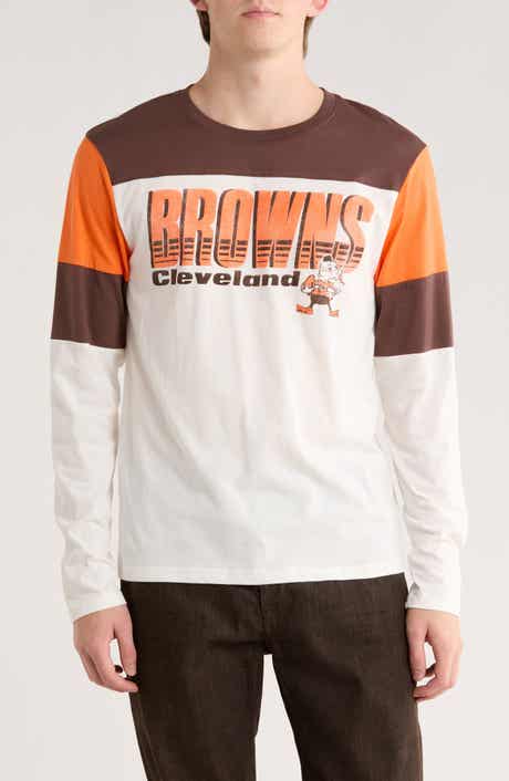 Junk Food Zone Blitz Browns Long Sleeve T-Shirt