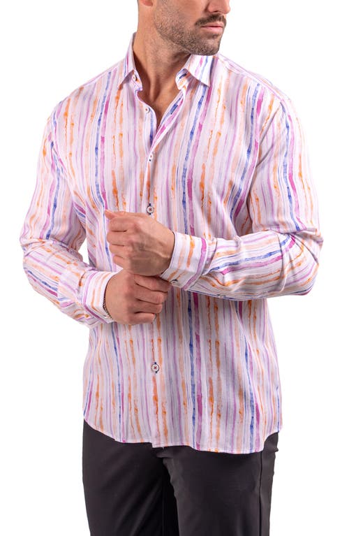 Maceoo Fibonacci Resistance Contemporary Fit Button-up Shirt