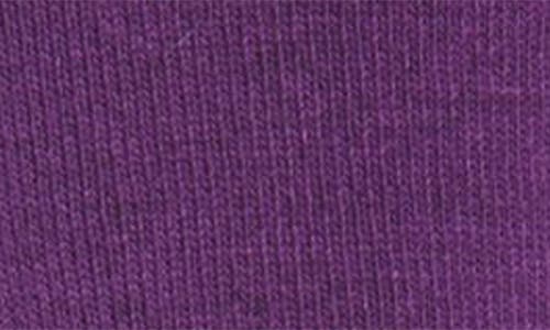 Memoi Seamless Crew Socks In Purple