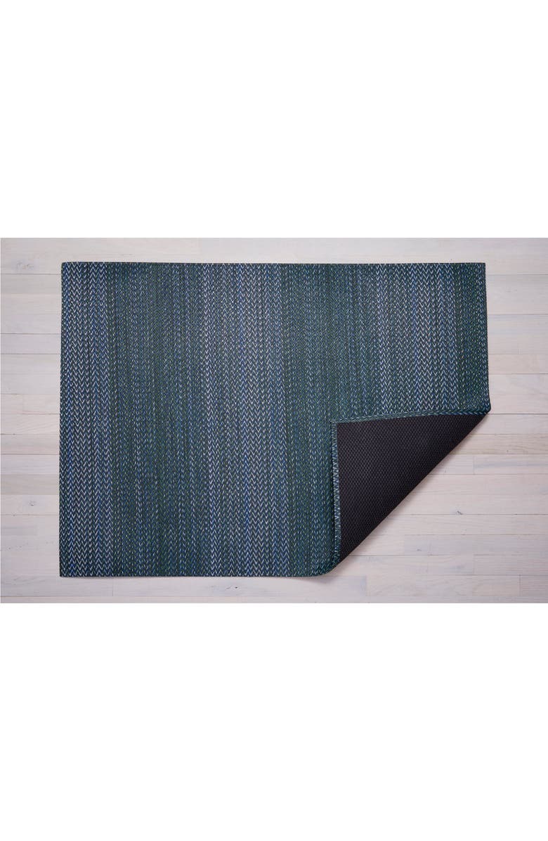 Chilewich Quill Herringbone Indoor/Outdoor Floor Mat, Alternate, color, Forest