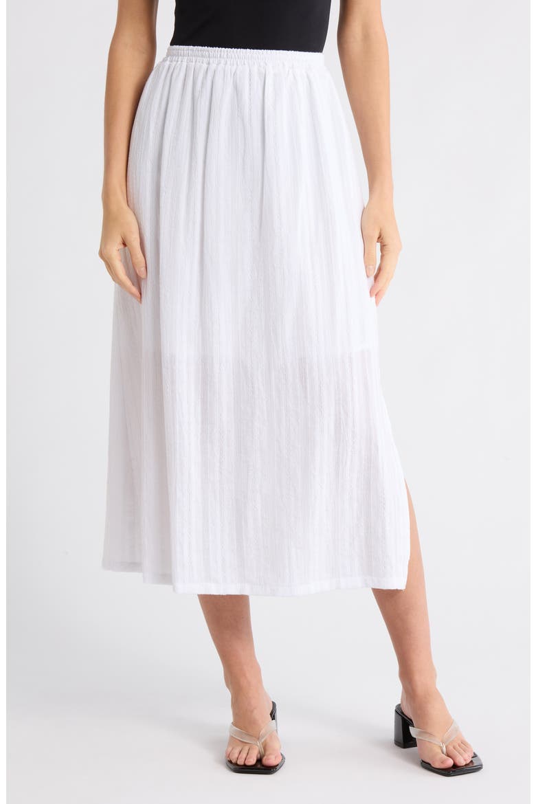 Cotton Jacquard Midi Skirt (Women) | Nordstromrack