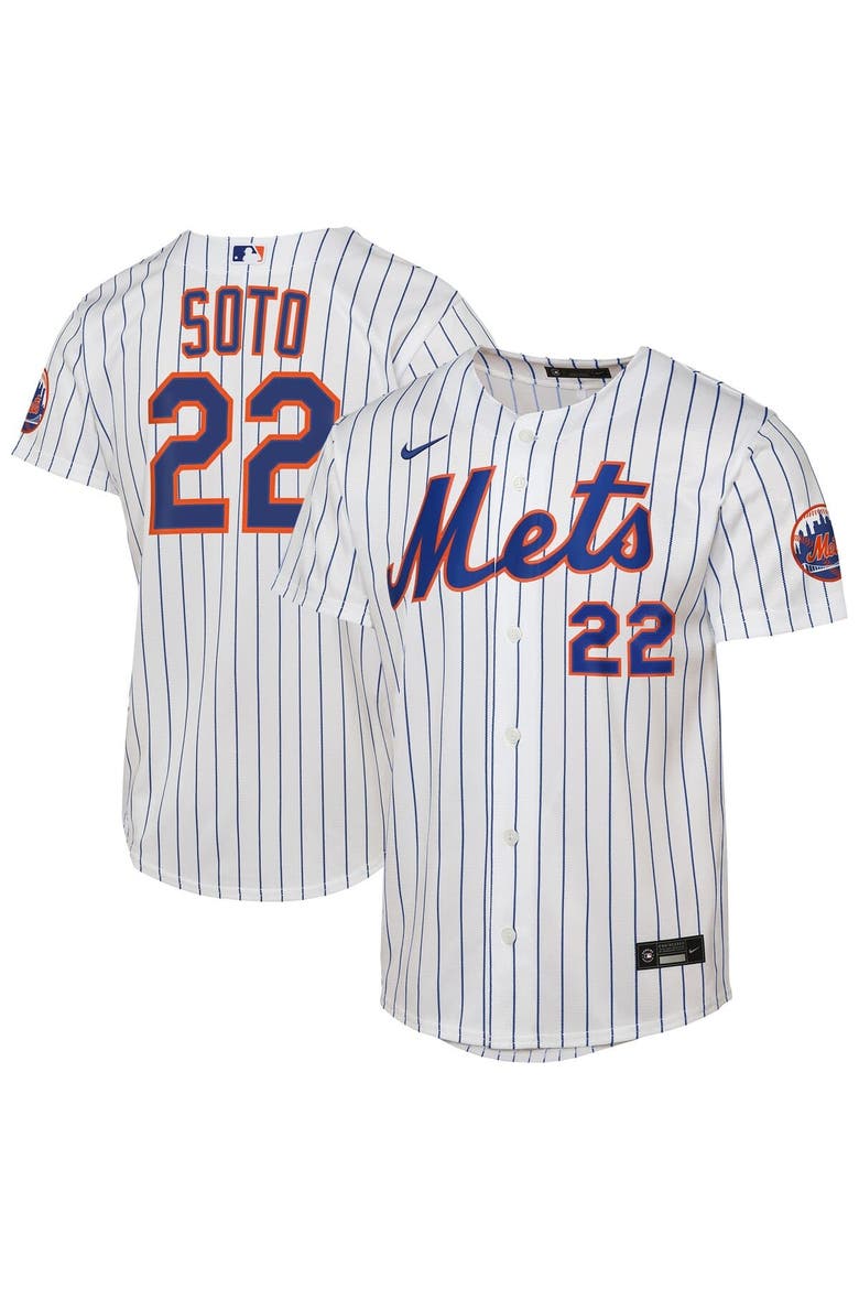 Youth Nike Juan Soto White New York Mets Home Stadium Player Jersey, Main, color, White