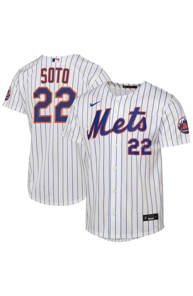 Nike Youth Nike Juan Soto White New York Mets Home Stadium Player Jersey, Main, color, White