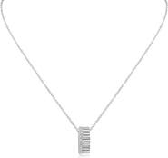 CZ by Kenneth Jay Lane Pavé Circle Pendant Necklace