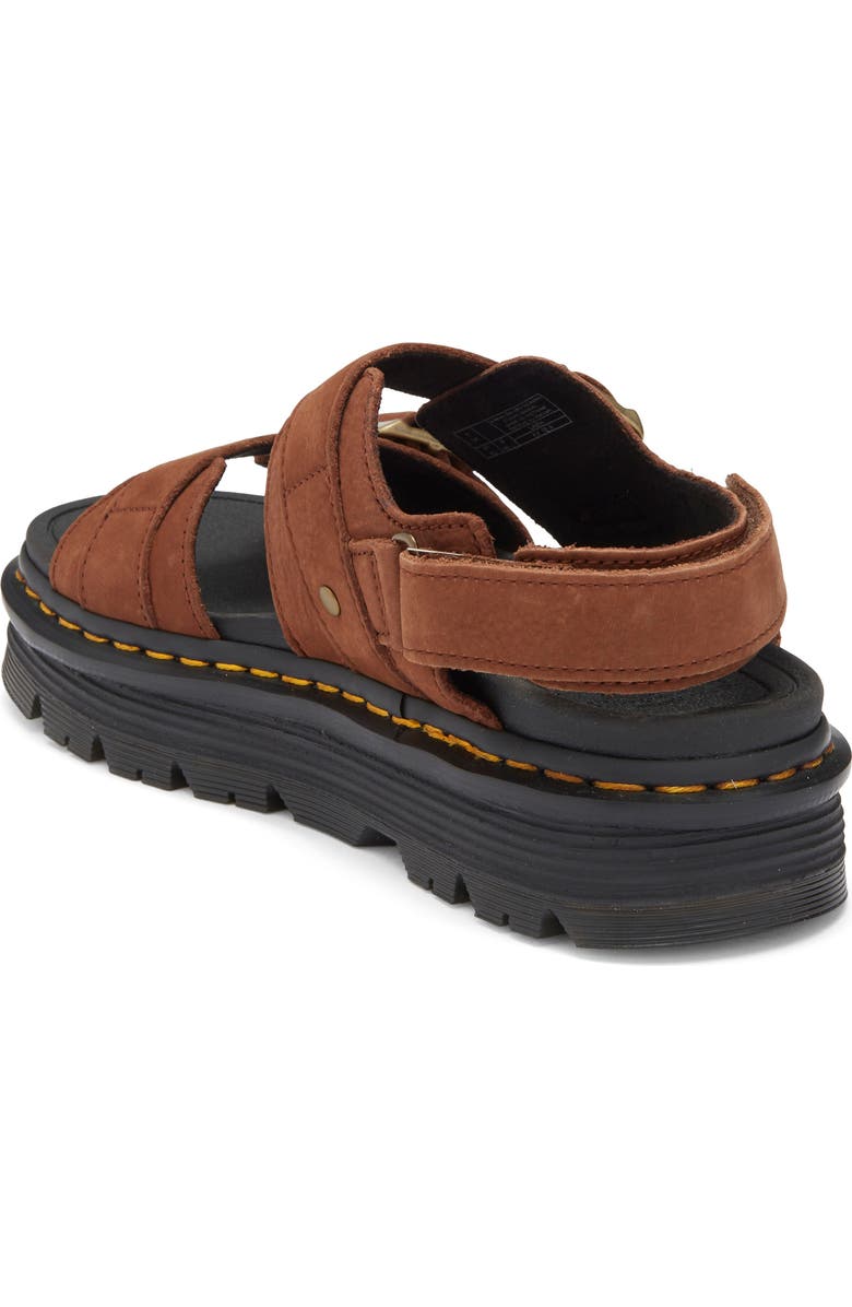 Dr. Martens Zebzag Sandal, Alternate, color, Sepia Brown