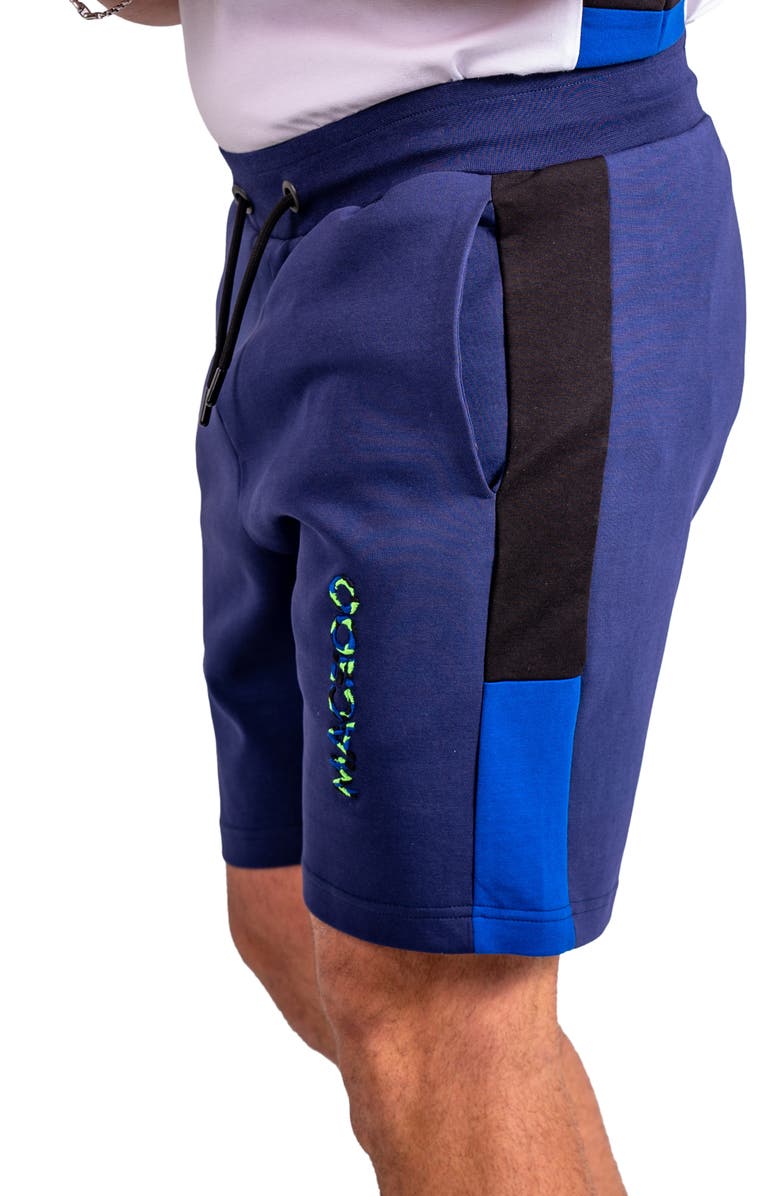 Maceoo Resistanceemb Blue Shorts, Alternate, color,