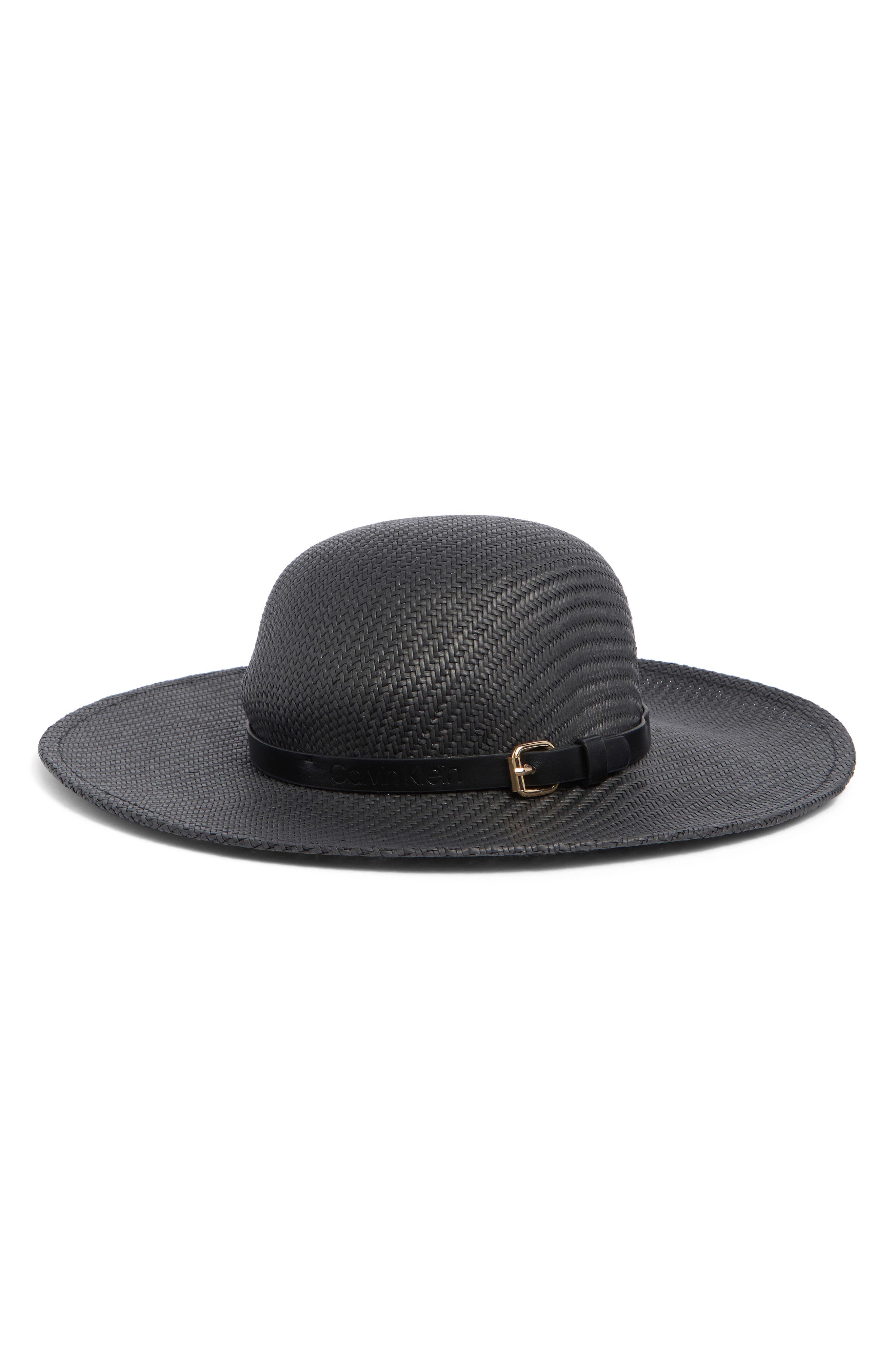 Belted Straw Sun Hat