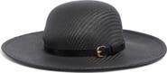 Calvin Klein Belted Straw Sun Hat