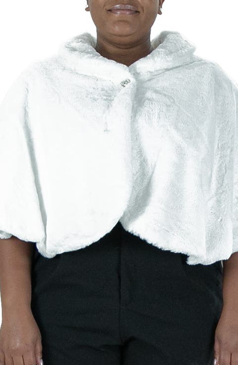 Faux Fur Bolero Jacket