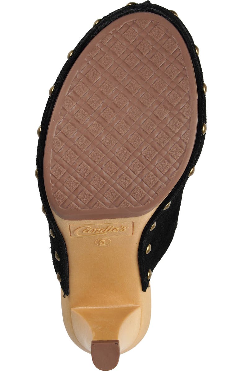 Candie's Chillax Clog, Alternate, color, Black Suede
