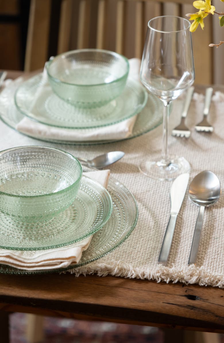 Fortessa Arezzo Brushed 20-Piece Flatware Set, Alternate, color, Silver