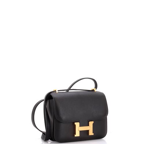 Pre-owned Hermes Hermes Constance Bag Swift 18 In Black