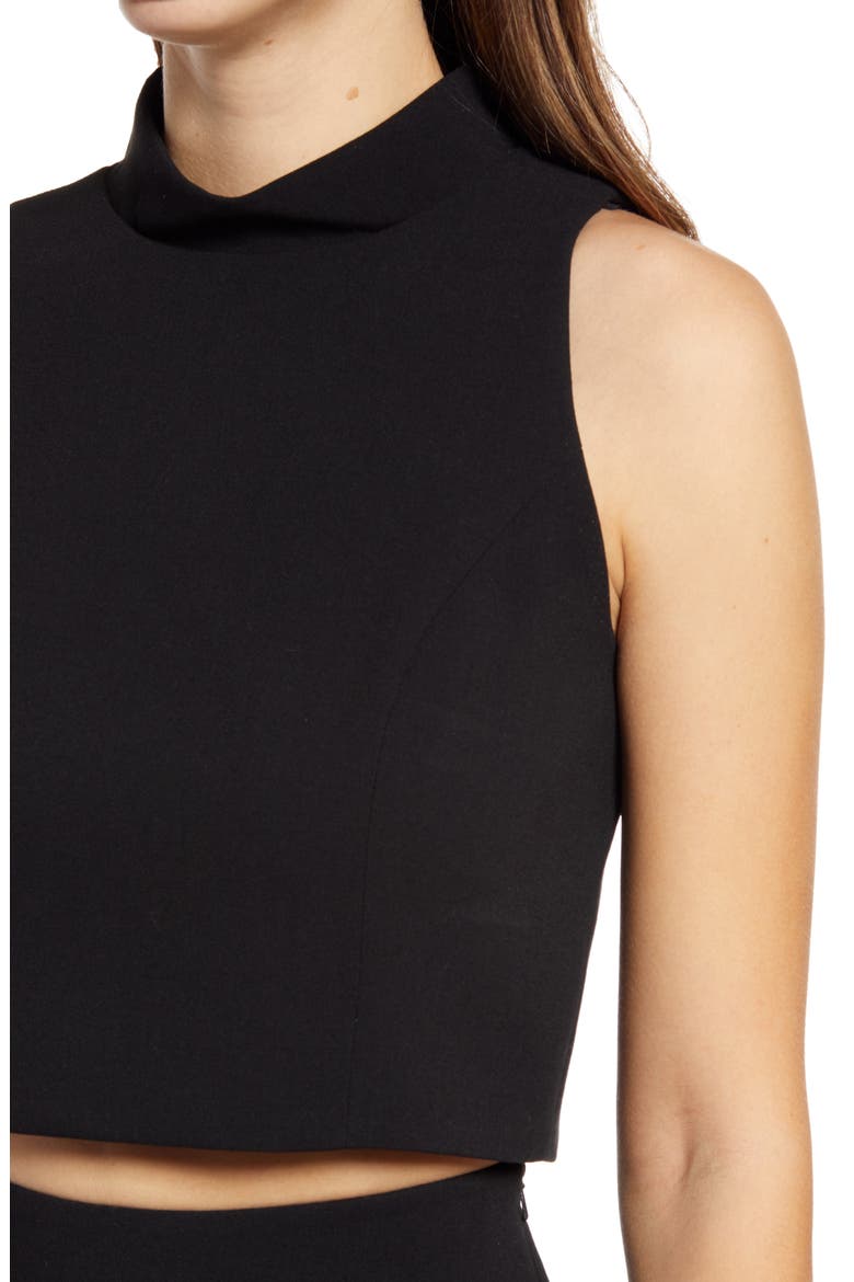 Juma Two Piece Sleeveless Sheath Dress, Alternate, color, BLACK