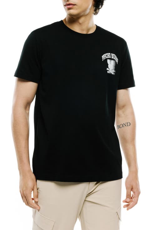 Nathaniel Back Graphic Pima Cotton Graphic T-Shirt